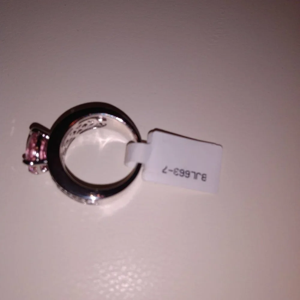 Jtv pink bella ring size 7 - Picture 2 of 2